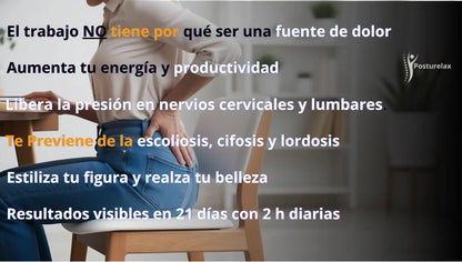 Posturelax, Corrector de Postura, Buena Columna, Mejor Imagen.